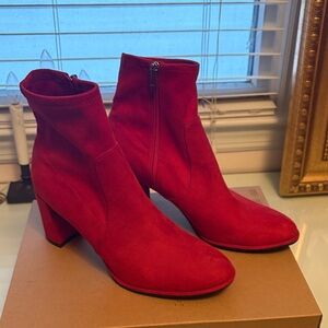 Marc Fisher Red Heeled Boots